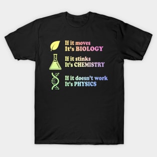 Biology - Chemistry - Physics T-Shirt